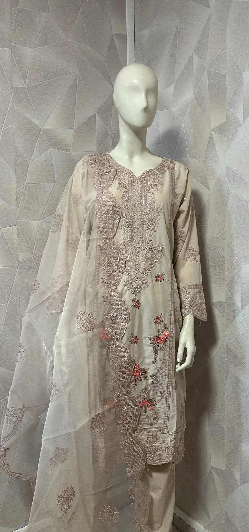 Ensemble 3 pièces rose pale by DAISY.CO
