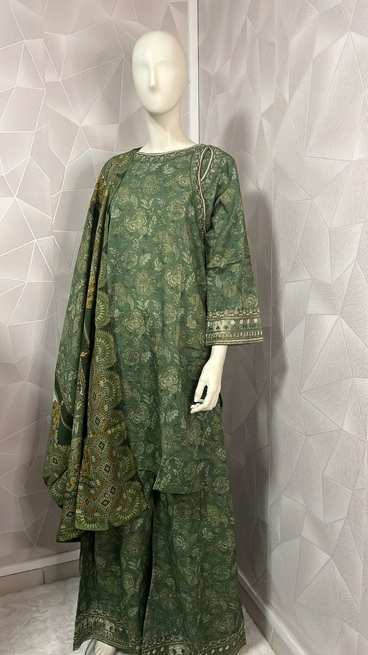 Ensemble 3 pièces vert 