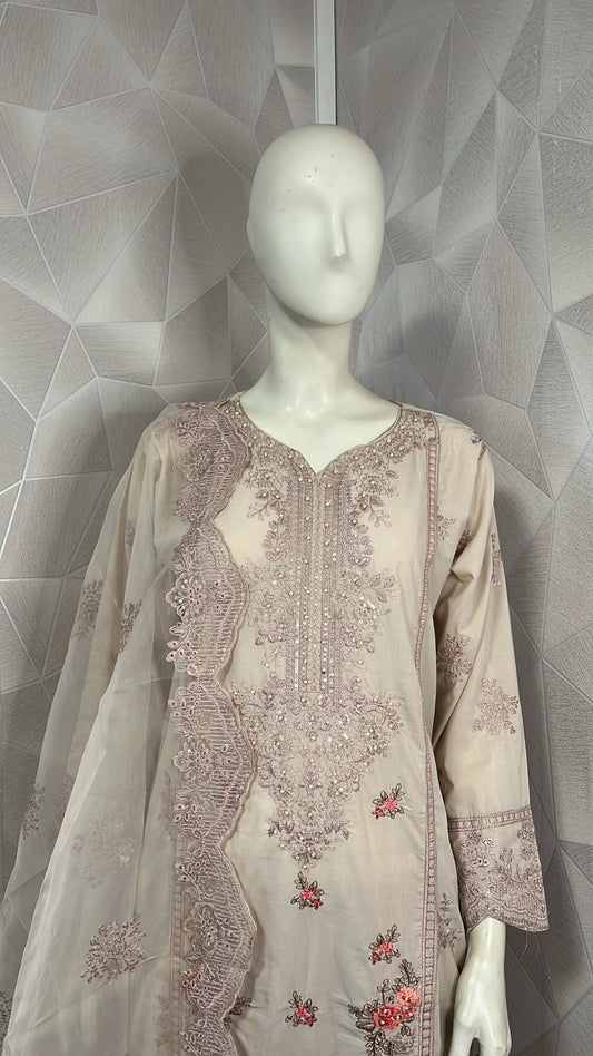 Ensemble 3 pièces rose pale by DAISY.CO